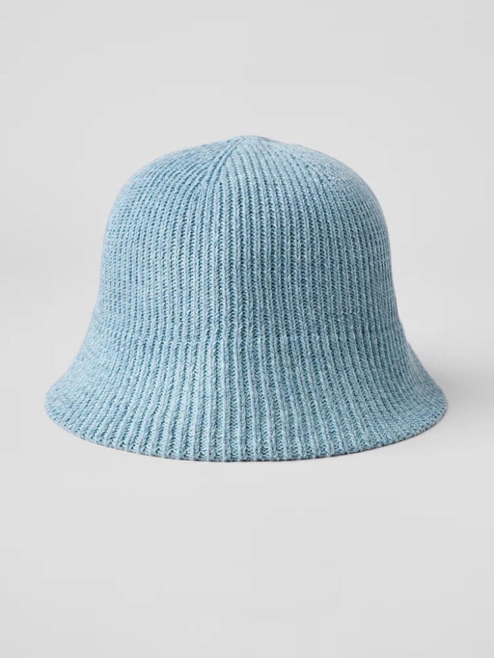 NEW Denim Knit Bucket Hat, Celestial Blue, ALO, One Size - Picture 2 of 6